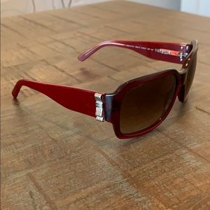 VERSACE Sunglasses | Red with Silver Bows